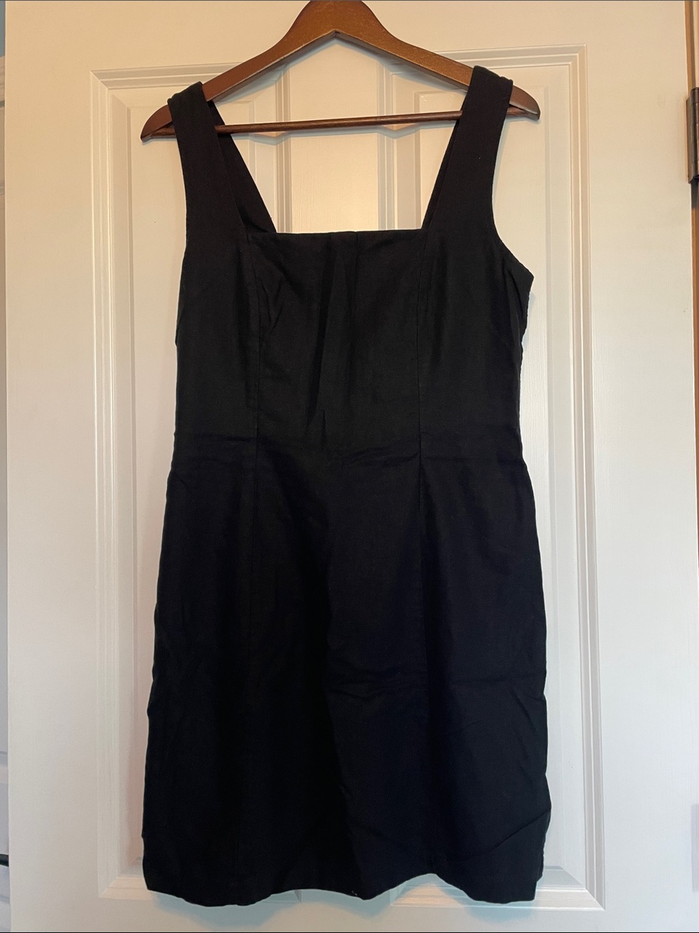 Old Navy Black Square-Neck Sleeveless Mini Dress